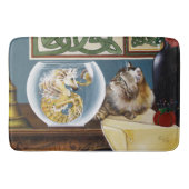 Fantasy Cat Sea Horse Badematte (Vorderseite)