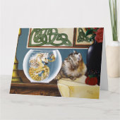 Fantasy Cat Sea Horse Karte (Vorderseite)