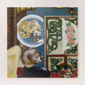 Fantasy Cat Sea Horse Puzzle (Horizontal)