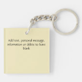 Fantasy Cat Sea Horse Schlüsselanhänger (Rückseite)