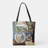 Fantasy Cat Sea Horse Tasche (Rückseite)