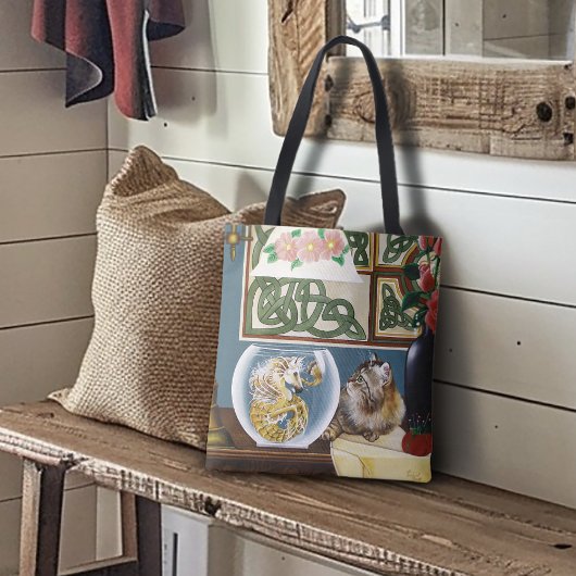 Fantasy Cat Sea Horse Tasche