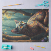 Fantasy Cat Seidenpapier (Basteln)