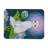 Fantasy Cats Oracle Affirmation - Achtsamkeit Magnet (Horizontal)