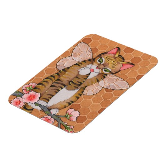 Fantasy Cats Oracle Affirmation - Muster Magnet (Linke Seite)