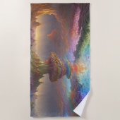 Fantasy Cave Strandtuch (Vorderseite)