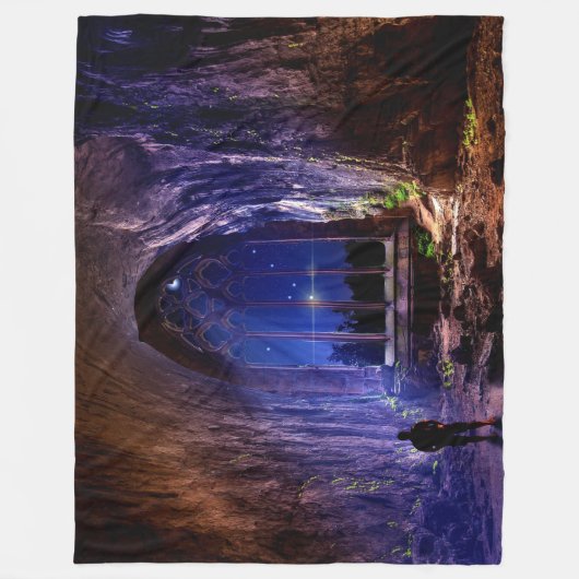 FANTASY CAVERN FLEECEDECKE (Vorderseite)