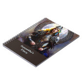 Fantasy Celtic Warrior Queen Notizblock (Linke Seite)