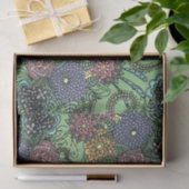 Fantasy Charming Farbenfrohe Blume im Detail Doodl Seidenpapier (Geschenk)