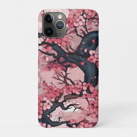 Fantasy Cherry Blossom Dreamscape Case-Mate iPhone Hülle (Rückseite)