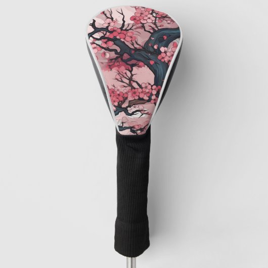 Fantasy Cherry Blossom Dreamscape Golf Headcover (Vorderseite)