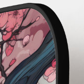 Fantasy Cherry Blossom Dreamscape Pickleball Schläger (Linke Seite)