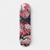 Fantasy Cherry Blossom Dreamscape Skateboard (Vorne)