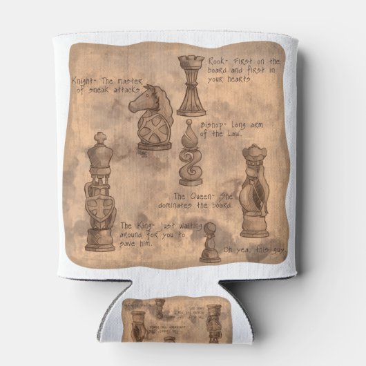 Fantasy Chessmen Dosenkühler (Rückseite)