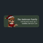 Fantasy Christmas Elf Address Label - Rotes Haar<br><div class="desc">ein klassisches Weihnachtsdesign ... © 2004-2015 MarloDee Designs: Alle Rechte vorbehalten. Alle erforderlichen Lizenzen wurden erworben und sind in Datei gespeichert. Bilder auf dieser Website sind NICHT öffentlich zugänglich. Sie dürfen diese Designs, Bilder, Illustrationen, Fotografien, Kunst und Schrift nicht kopieren, duplizieren, verändern oder scannen. Sie dürfen diese NICHT verwenden, um...</div>