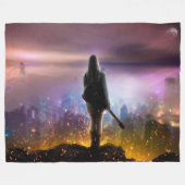 FANTASY CITY LIGHTS FLEECEDECKE (Vorderseite (Horizontal))