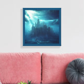 Fantasy City of Atlantis (2) Leinwanddruck (Insitu (Wohnzimmer))