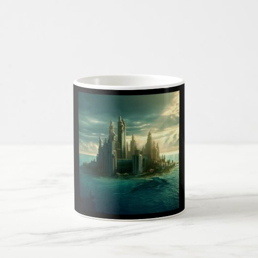 Fantasy City of Atlantis (3) Kaffeetasse (Mittel)