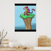 Fantasy-Clown Poster (Küche)