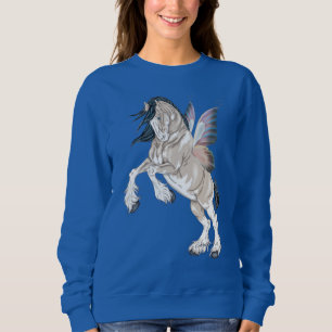 Fantasy Clydesdale Horse Fairy Sweatshirt