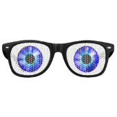 Fantasy Color Eyes Saphire Sonnenbrille (Vorderseite)