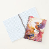 Fantasy Colorful Bird-Notebook Notizblock (Innenseite)
