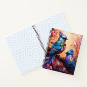Fantasy Colorful Bird-Notebook Notizblock (Innenseite)