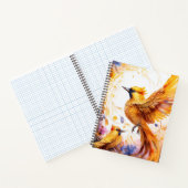 Fantasy Colorful Bird-Notebook Notizblock (Innenseite)