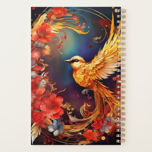 Fantasy Colorful Bird Planer (Rückseite)