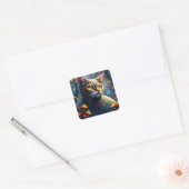 Fantasy Colorful Cat Stickers (Umschlag)