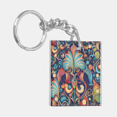 Fantasy Colorful Magician Schlüsselanhänger (Vorderseite links)