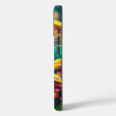 Fantasy Colorful Mushrooms iPhone Case (Rückseite / Links)