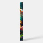 Fantasy Colorful Mushrooms iPhone Case Hülle (Linke Seite)