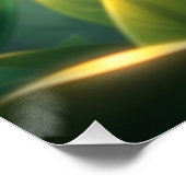 Fantasy Colorful Parrot Poster (Ecke)