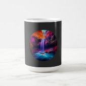 Fantasy Colorful Wasserfall Kaffeetasse (Mittel)