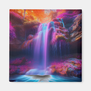 Fantasy Colorful Wasserfall Magnet