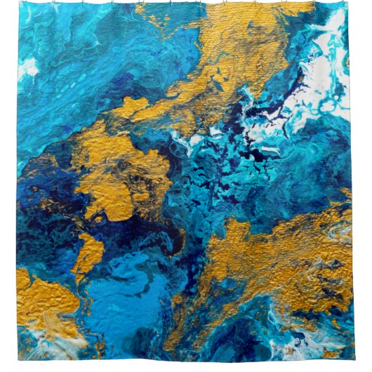 Fantasy Colors: Artistic Abstrakt Background. Duschvorhang (Vorderseite)