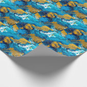 Fantasy Colors: Artistic Abstrakt Background. Geschenkpapier (Ecke)