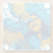 Fantasy Colors: Artistic Abstrakt Background. Glasuntersetzer (Rückseite)
