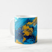 Fantasy Colors: Artistic Abstrakt Background. Kaffeetasse (Vorderseite Links)