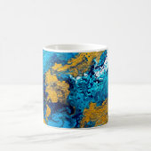 Fantasy Colors: Artistic Abstrakt Background. Kaffeetasse (Mittel)
