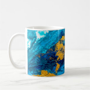 Fantasy Colors: Artistic Abstrakt Background. Kaffeetasse