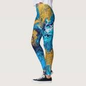 Fantasy Colors: Artistic Abstrakt Background. Leggings (Links)
