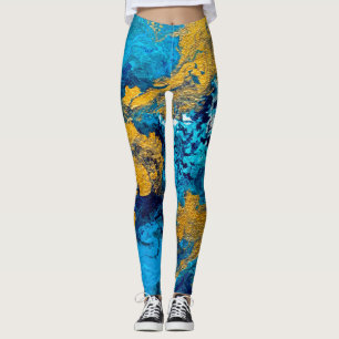 Fantasy Colors: Artistic Abstrakt Background. Leggings