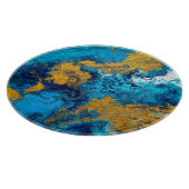 Fantasy Colors: Artistic Abstrakt Background. Schneidebrett (Ecke)