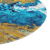 Fantasy Colors: Artistic Abstrakt Background. Schneidebrett (Ecke)