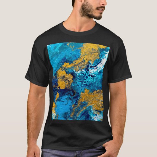 Fantasy Colors: Artistic Abstrakt Background. T-Shirt (Vorderseite)