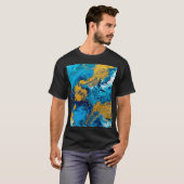 Fantasy Colors: Artistic Abstrakt Background. T-Shirt (Vorne ganz)