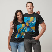 Fantasy Colors: Artistic Abstrakt Background. T-Shirt (Unisex)