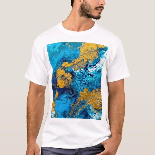Fantasy Colors: Artistic Abstrakt Background. T-Shirt (Vorderseite)